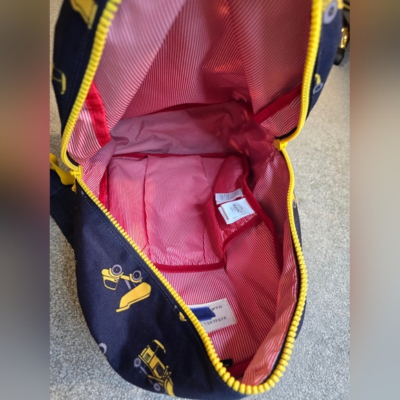 Herschel Supply Company Kids Backpack - Navy and Yellow Construction Print - Picture 8 of 12